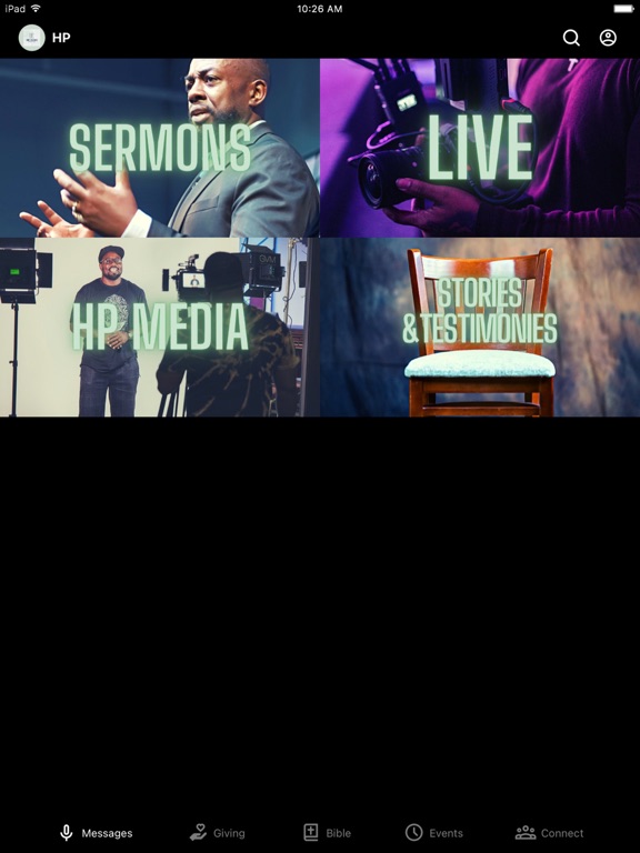 One Church @ Harvest Point iPad screenshot 1 - Education app