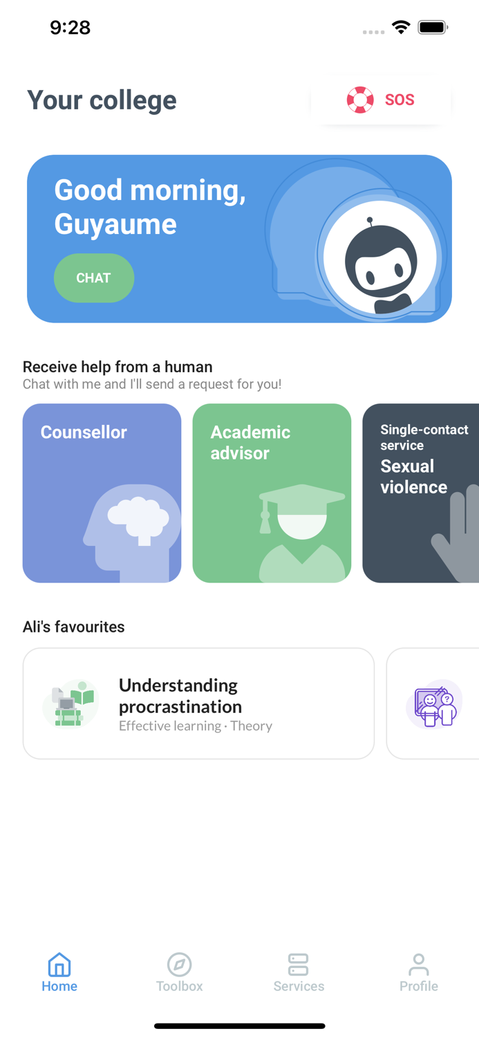 Ali mental health chatbot