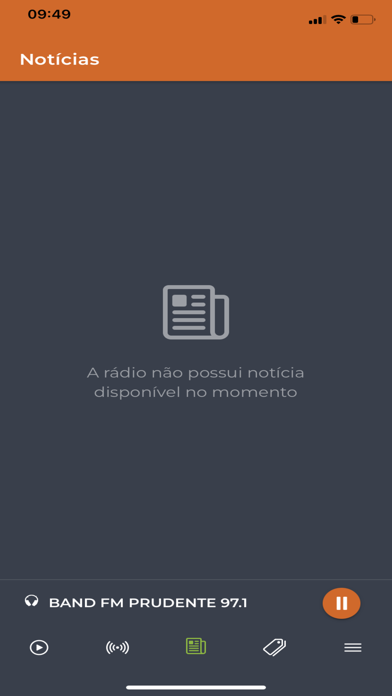 BAND FM PRUDENTE 97.1 Screenshot