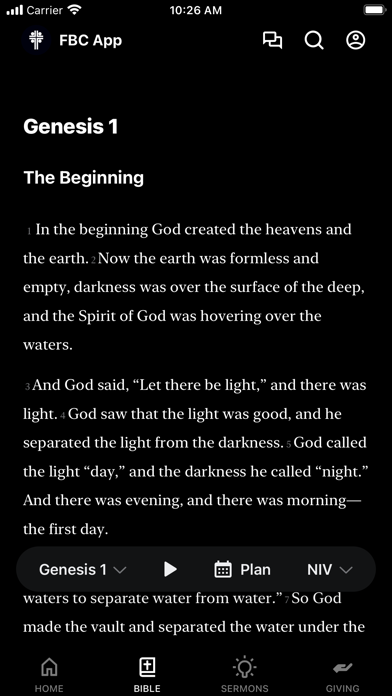 Fellowship Bible Church SC Screenshot