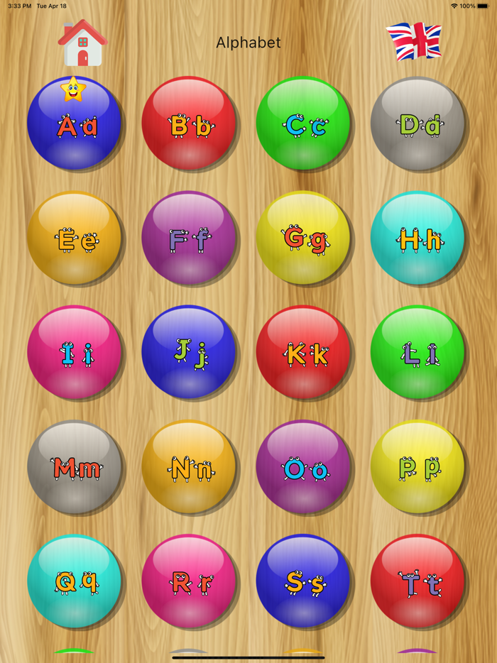 Học Viết Tô Màu Chữ Cái ABC