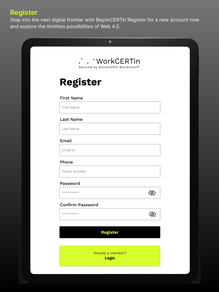 BlockCerts WorkCERTin