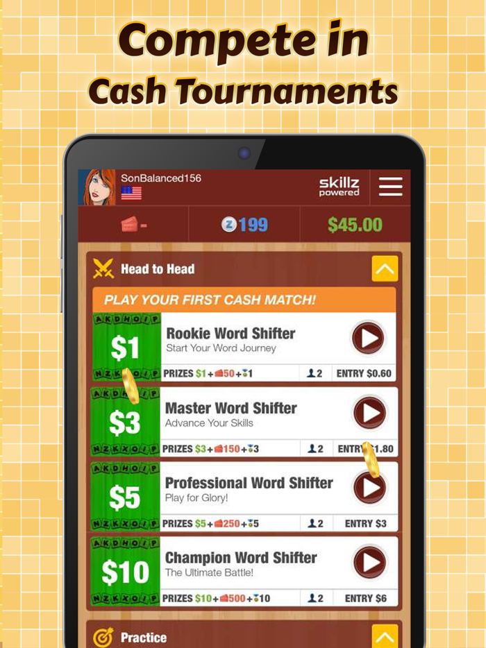 Word Shift Win Real Cash