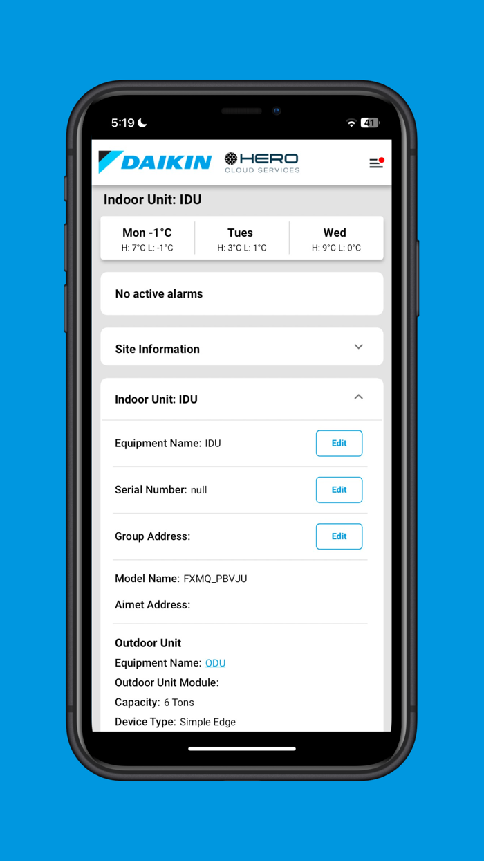 Daikin HERO Cloud Services