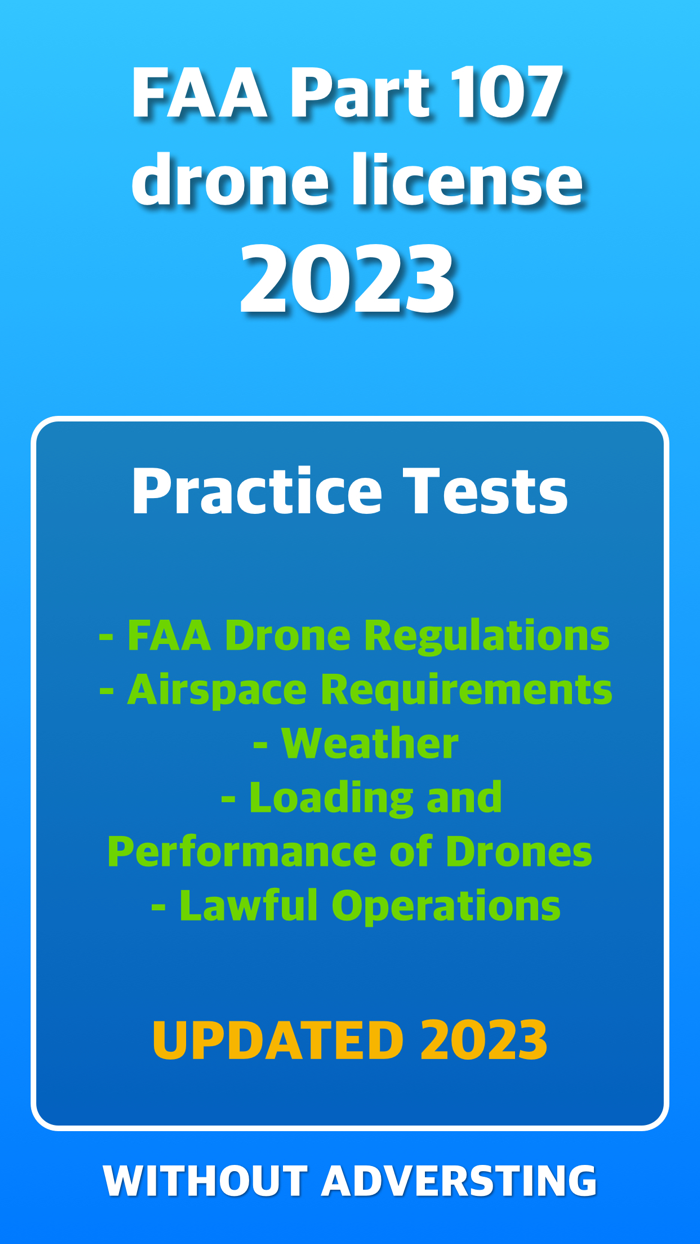 FAA Part 107 test 2023