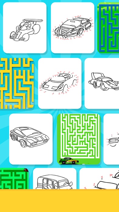 Cars Coloring Book Set Screenshot