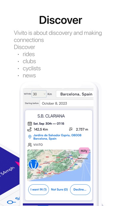 ViViTO: where cyclists connect Screenshot