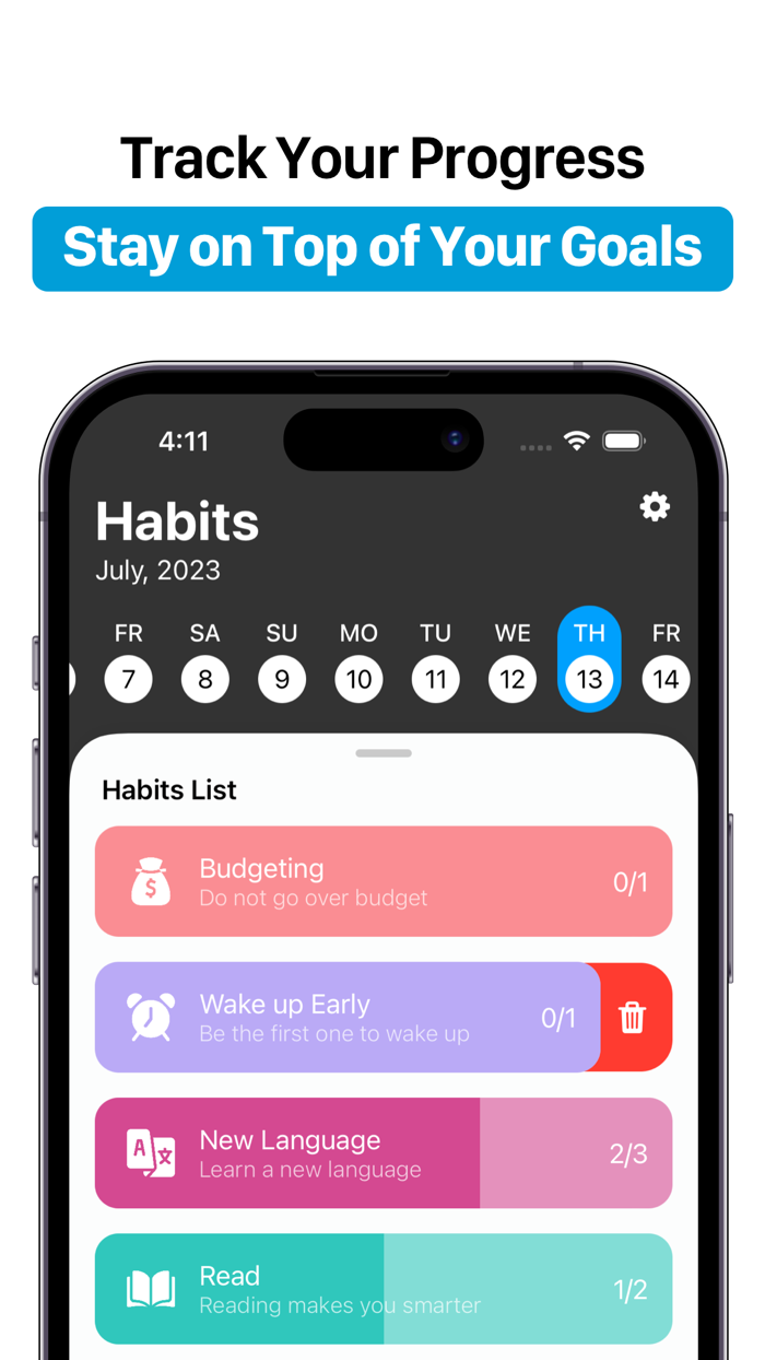 Habit Tracker Become Stronger