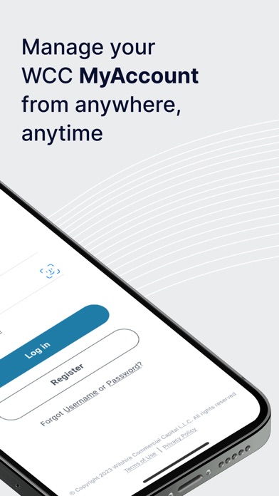 WCC MyAccount Screenshot