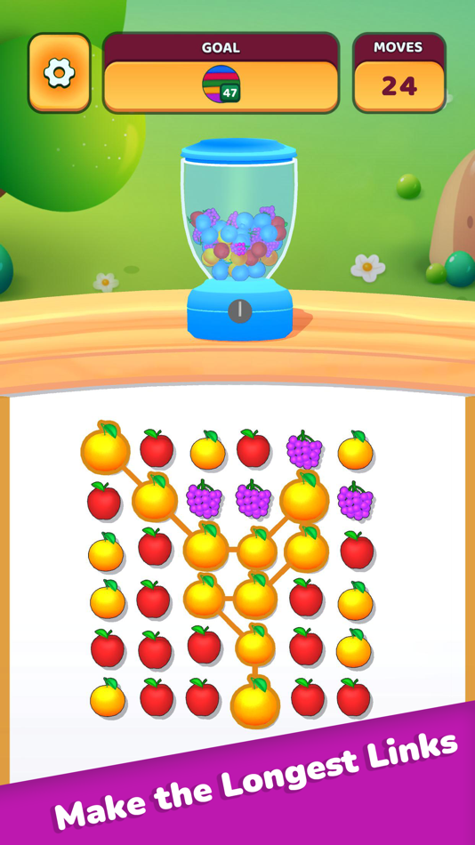 #4. Fruit Connect! (iOS) 由: Playnoob