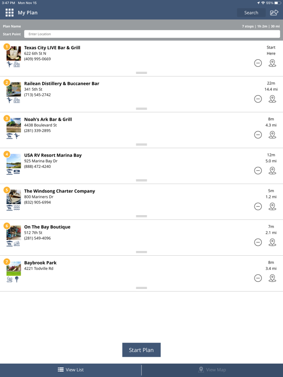 Visit Bay Area Houston iPad screenshot 9 - Travel app