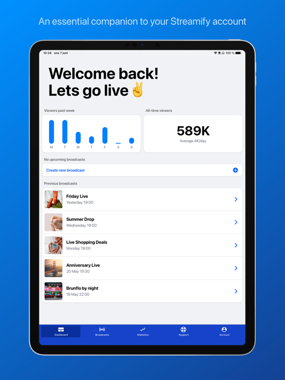 Screenshot #4 pour Streamify Broadcaster