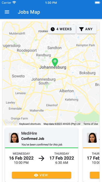 MediHire Screenshot