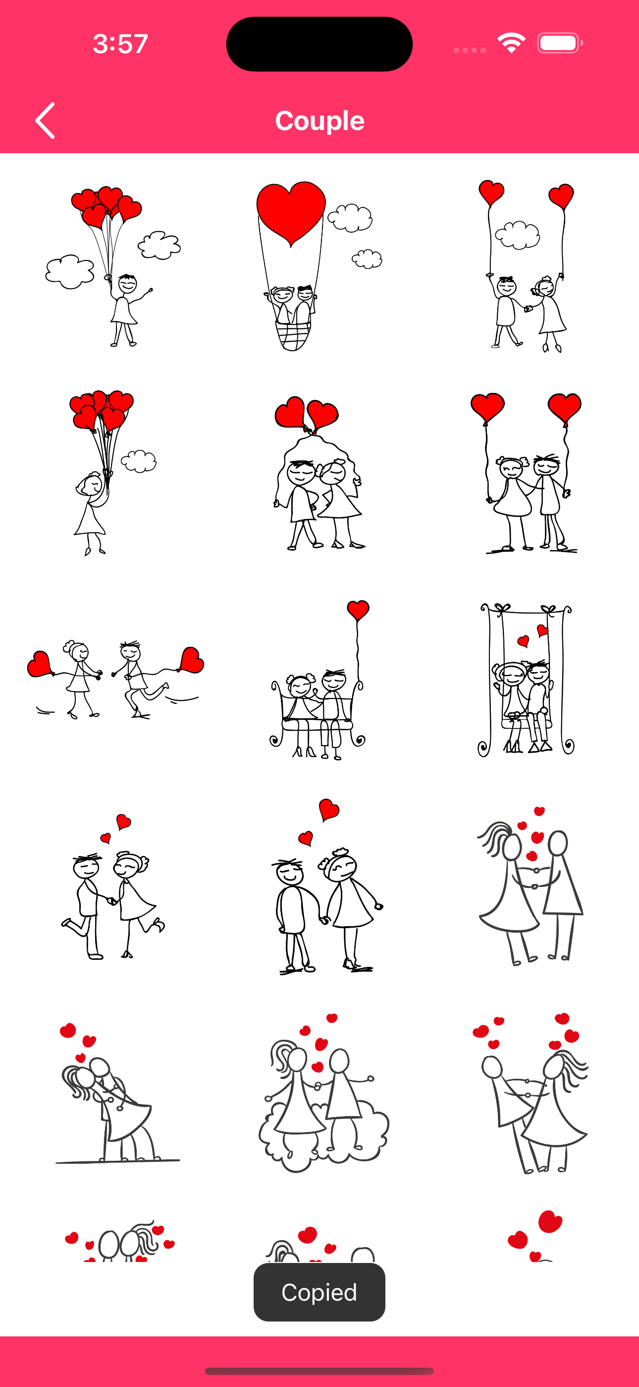 Keyboard Love Emoji - Stickers