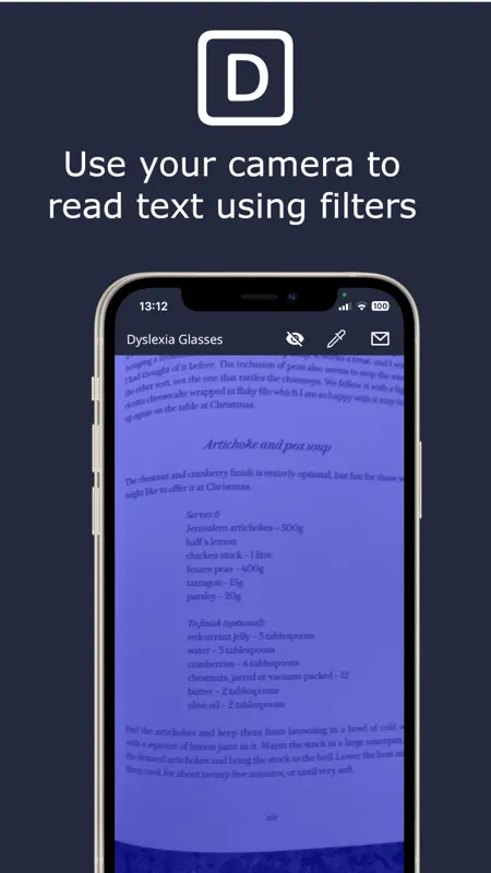 Dyslexia Glasses screenshot 1 of 5