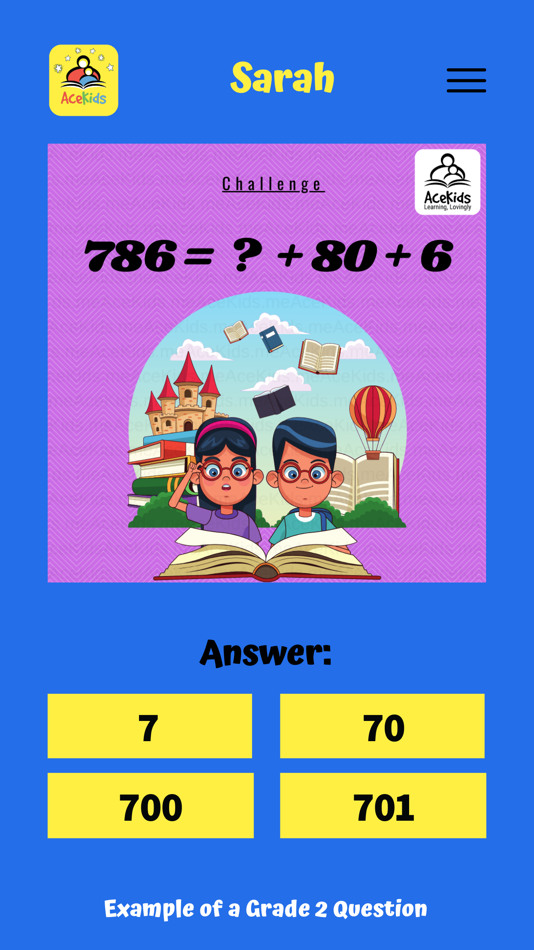 #1. AceKids – Kids Learn Math Quiz (iOS) 由: ACEKIDS.ME PTE. LTD.