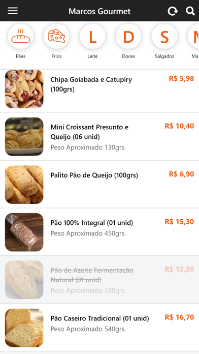 Marcos Gourmet Screenshot