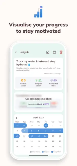 Game screenshot Habit It - Tracker & Journal apk