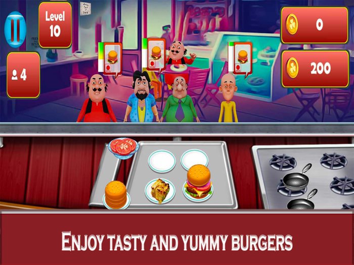 Motu Patlu Cooking Master Game