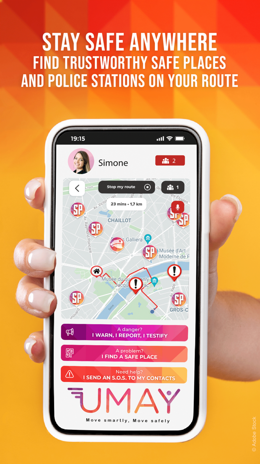#1. UMAY- Move safely move smartly (iOS) 由: Ocean Pink