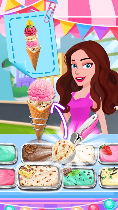 Frozen Ice Cream Shop Screenshot