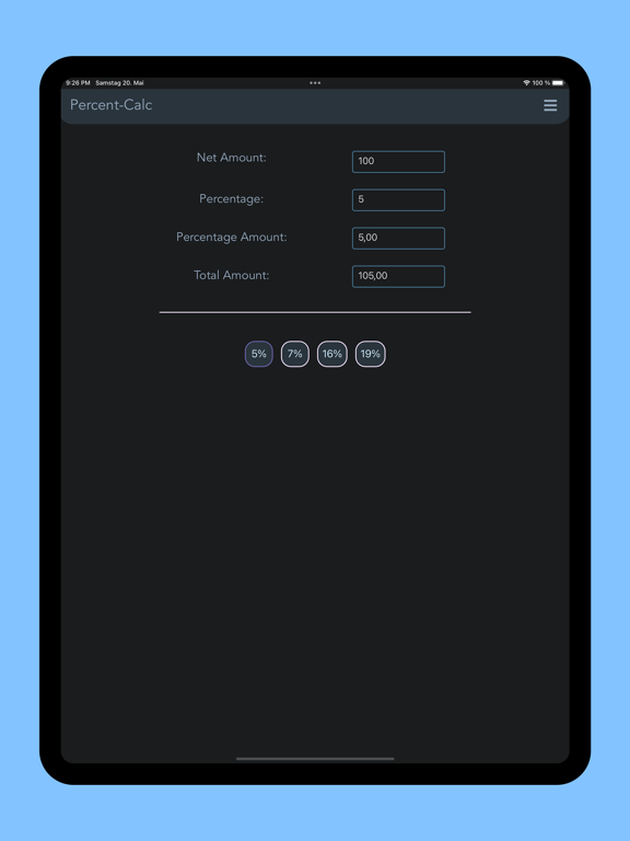 Screenshot #6 pour Pro Percent Calculator