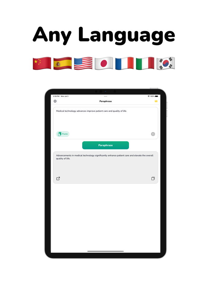 Paraphrase - Reword Tool