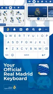 real madrid keyboard iphone screenshot 1