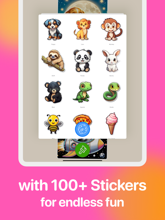 Zoodle: Cute Animals & Stories iPad screenshot 2 - Entertainment app