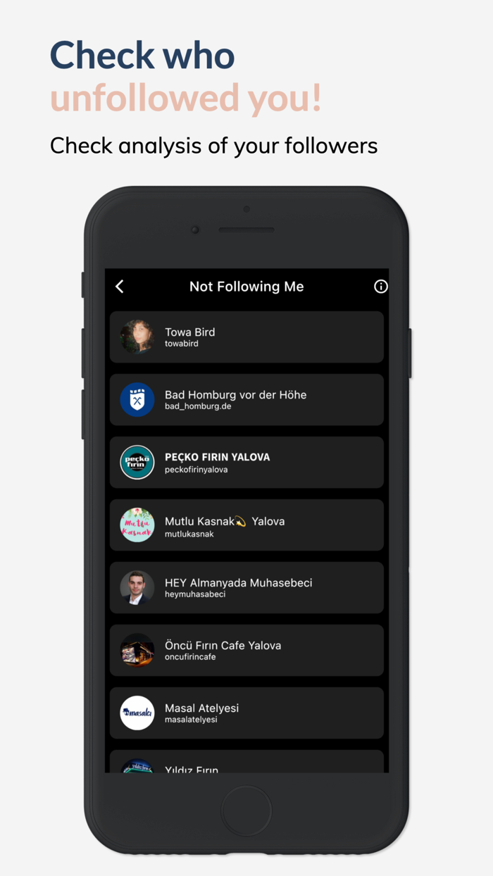 InstaFollow Follower Reports