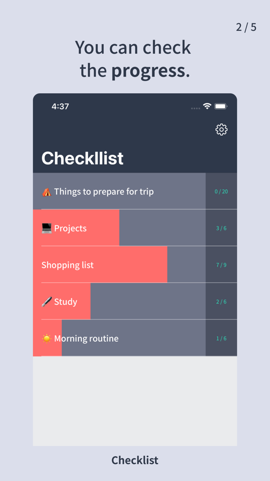 #2. Check List - simple (iOS) 由: Shin Dongkwon