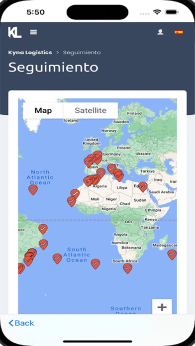 Kyna Tracking Screenshot