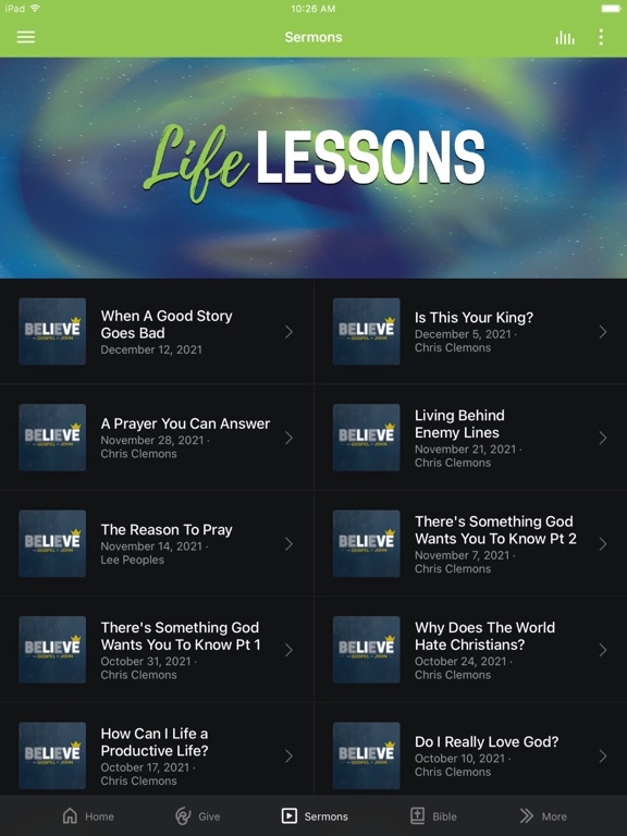 The Way of Life Church iPad screenshot 2 - Lifestyle app