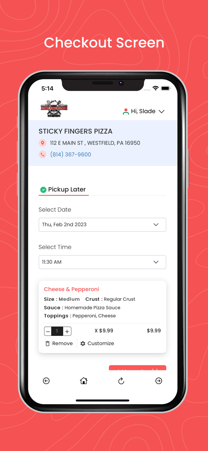 Sticky Fingers Pizza