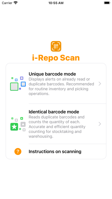 i-Repo Scanner Screenshot