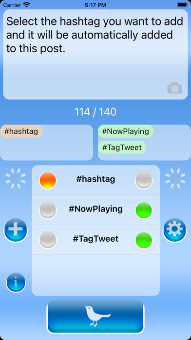 TagTweet System Screenshot