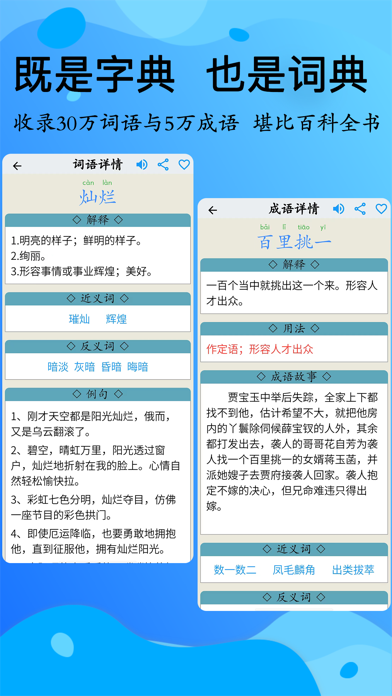 简明汉语字典-生字成语词典、中小学语文听写のおすすめ画像4