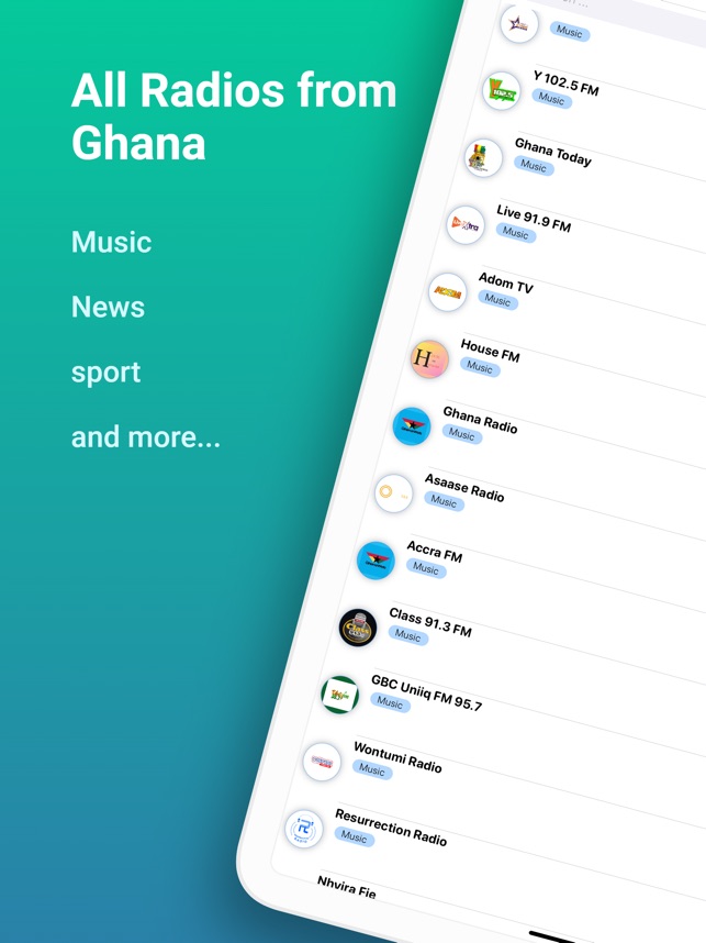 Ghana Radio stations - online on the App Store