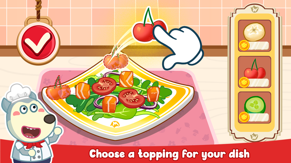 #1. Wolfoo The Chef: Cooking Game (iOS) 由: WOLFOO LLC