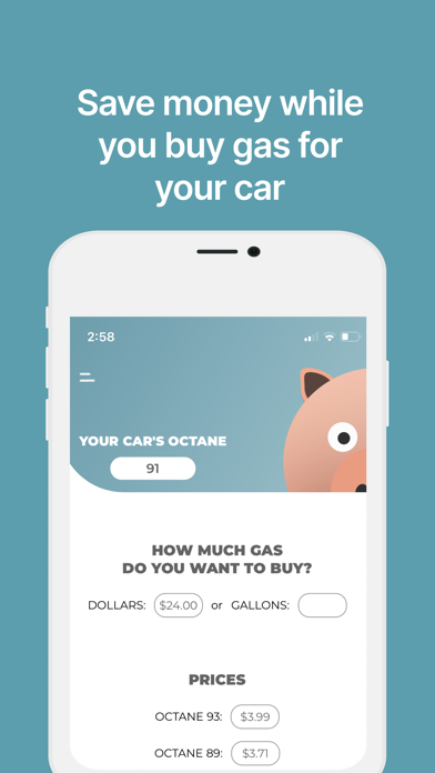 Screenshot #1 pour Gas Pump Piggy Bank
