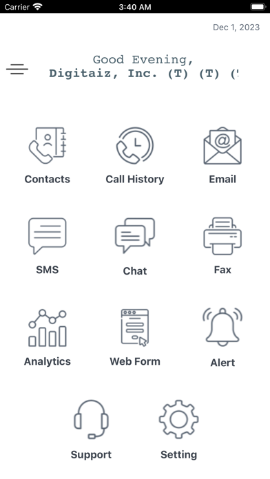 Screenshot 1 of Digitaiz App