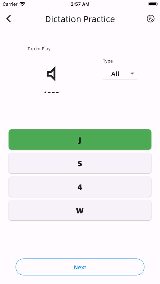 #1. Morse Code - Practice (iOS) 由: 薛琦 高