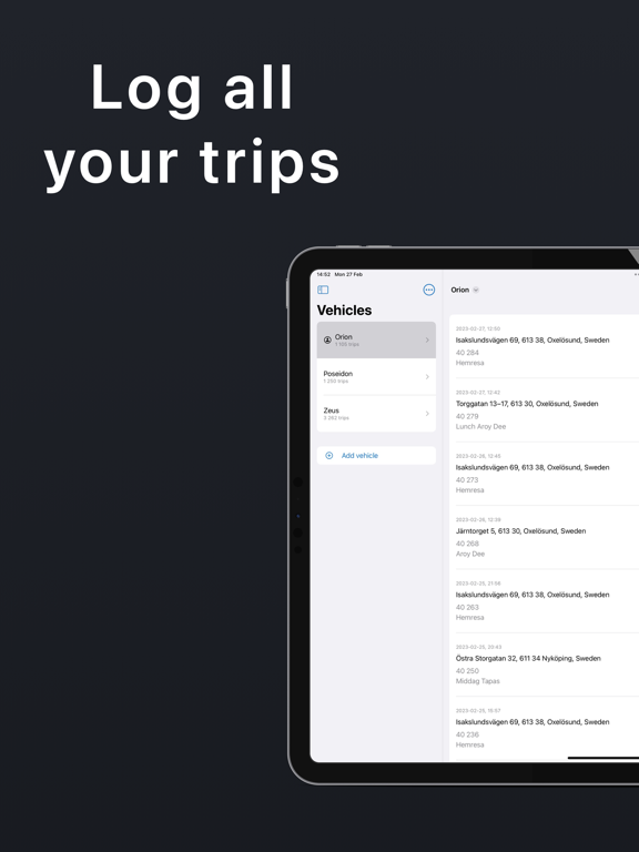 Screenshot #4 pour Volante Trip Journal Organizer