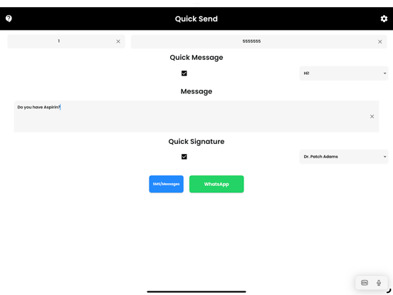 Screenshot #5 pour Quick Send for WhatsApp