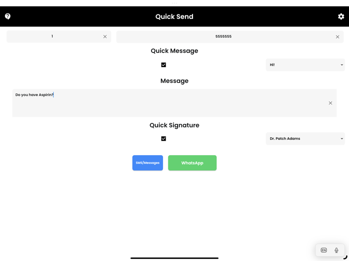 Quick Send for WhatsApp