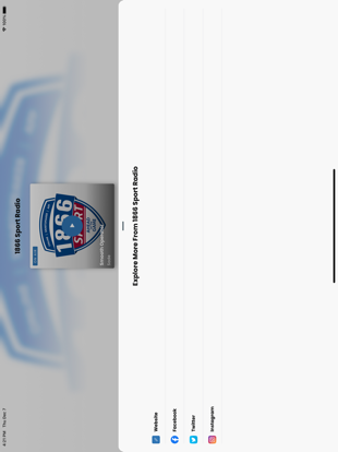 1866 Sports Radio iPad screenshot 3 - Music app