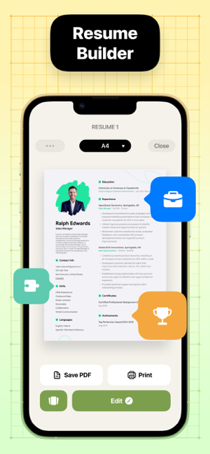 ‎Resume Maker. Screenshot