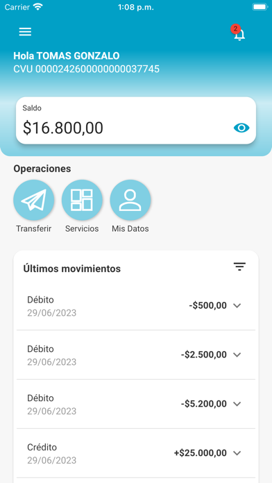 Billetera de los Arroyos Screenshot