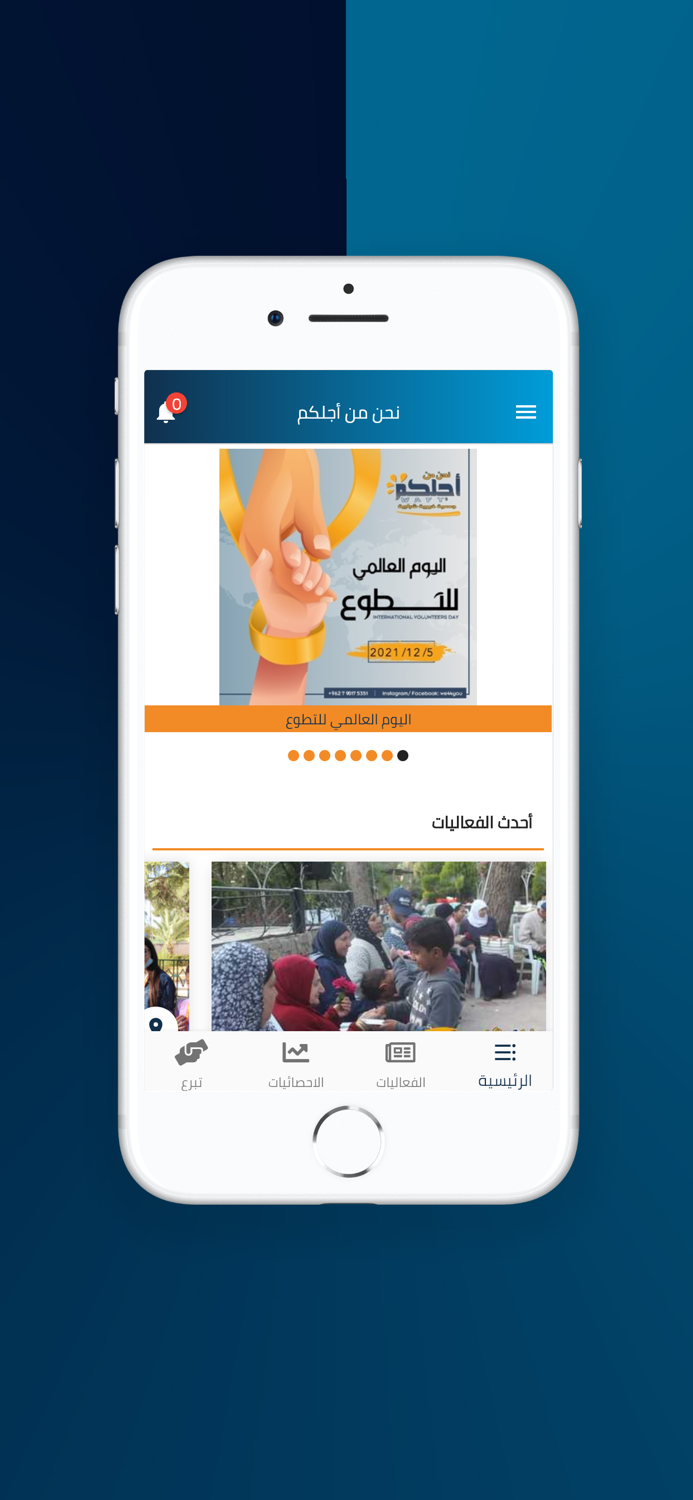 نحن من اجلكم