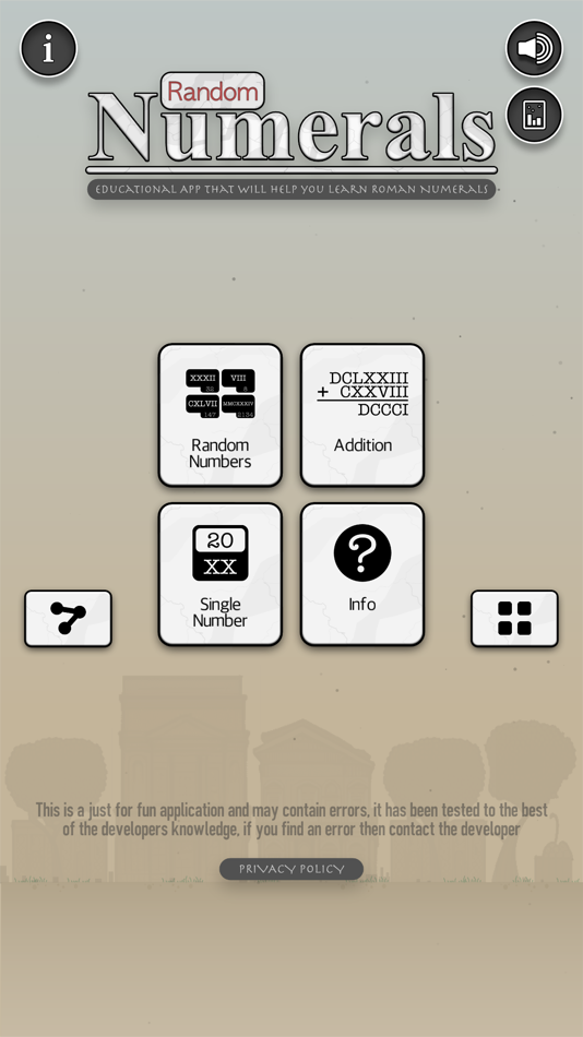 #1. Random Numerals (iOS) 由: Wayne Perry